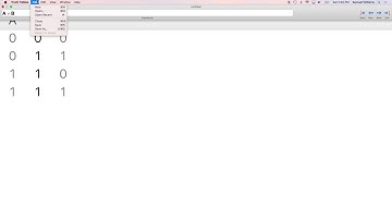 Truth Tables Introduction