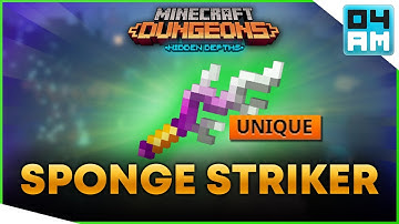 SPONGE STRIKER Full Guide & Where To Get It in Minecraft Dungeons Hidden Depths DLC