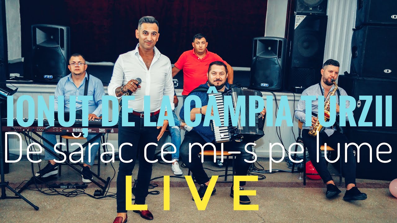Ionut de la Campia Turzii🎤De sarac ce mi s pe lume🔴Live