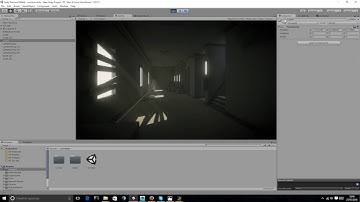 First Scene volumetric lights blockout Unity 5