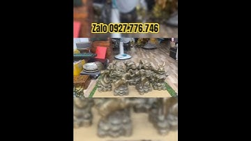 12 con giáp bằng đồng #đồđồngnguyễnnghi #phongthuy #trendingshorts #đồđồngxưa