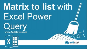 Convert matrix to list with Excel PowerQuery (property occupancy list)