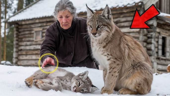 Mother Bobcat Brings Half-Dead Cub to Elderly Woman—What Happened Next Was  Unbelievable! - YouTube
