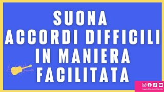 Accordi difficili in maniera facilitata: il Mib maggiore come un Do