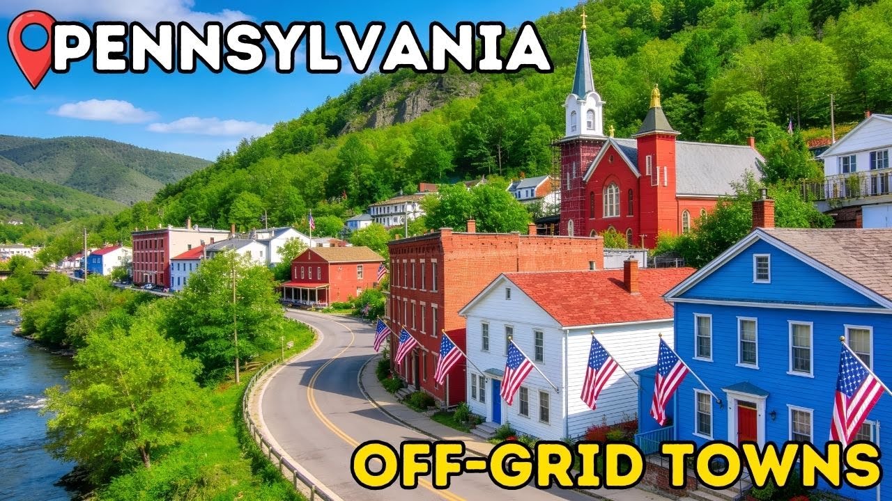 6 CHEAP & OFF-GRID Pennsylvania Towns that are RETIREMENT heaven!