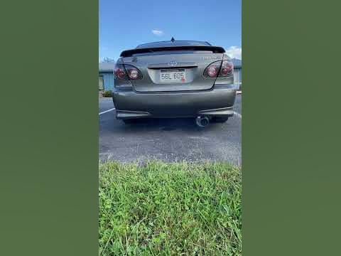 2007 Toyota Corolla S exhaust - YouTube