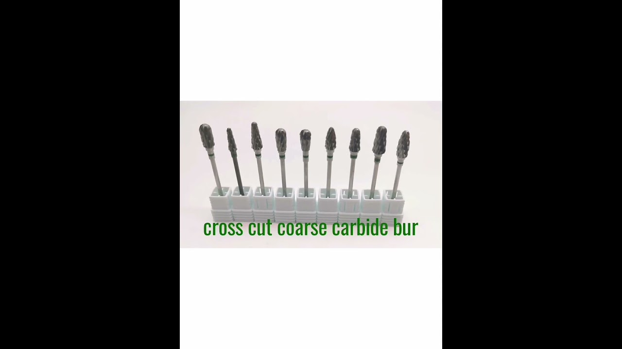cross cut coarse carbide bur