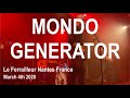 Capture de la vidéo Mondo Generator Full Live Concert 4K @ Le Ferrailleur Nantes France March 4Th 2020