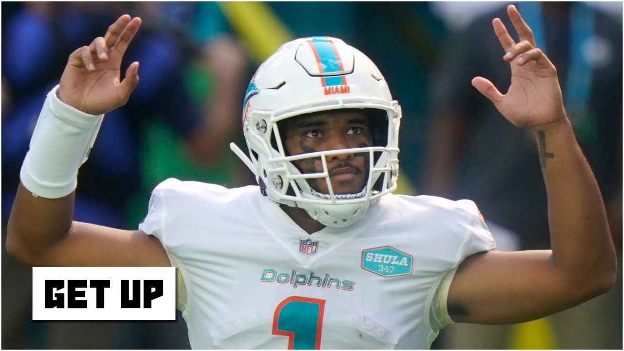 Tua Tagovailoa starts, has 1st pass picked off in Dolphins' win - ESPN