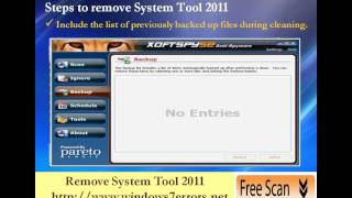 Remove System Tool 2011 - How To Remove System Tool 2011 (Video Guide)