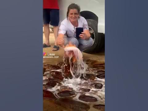 Горящий источник в республике Калмыкия - YouTube