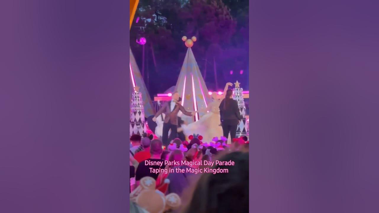 Disney Parks Magical Christmas Day Parade Taping from the Magic Kingdom