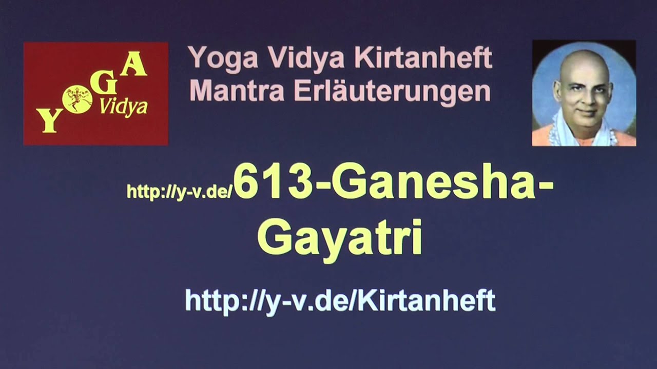 Ganesha Gayatri Mantra - Interpretation und Übersetzung 613 japanese food