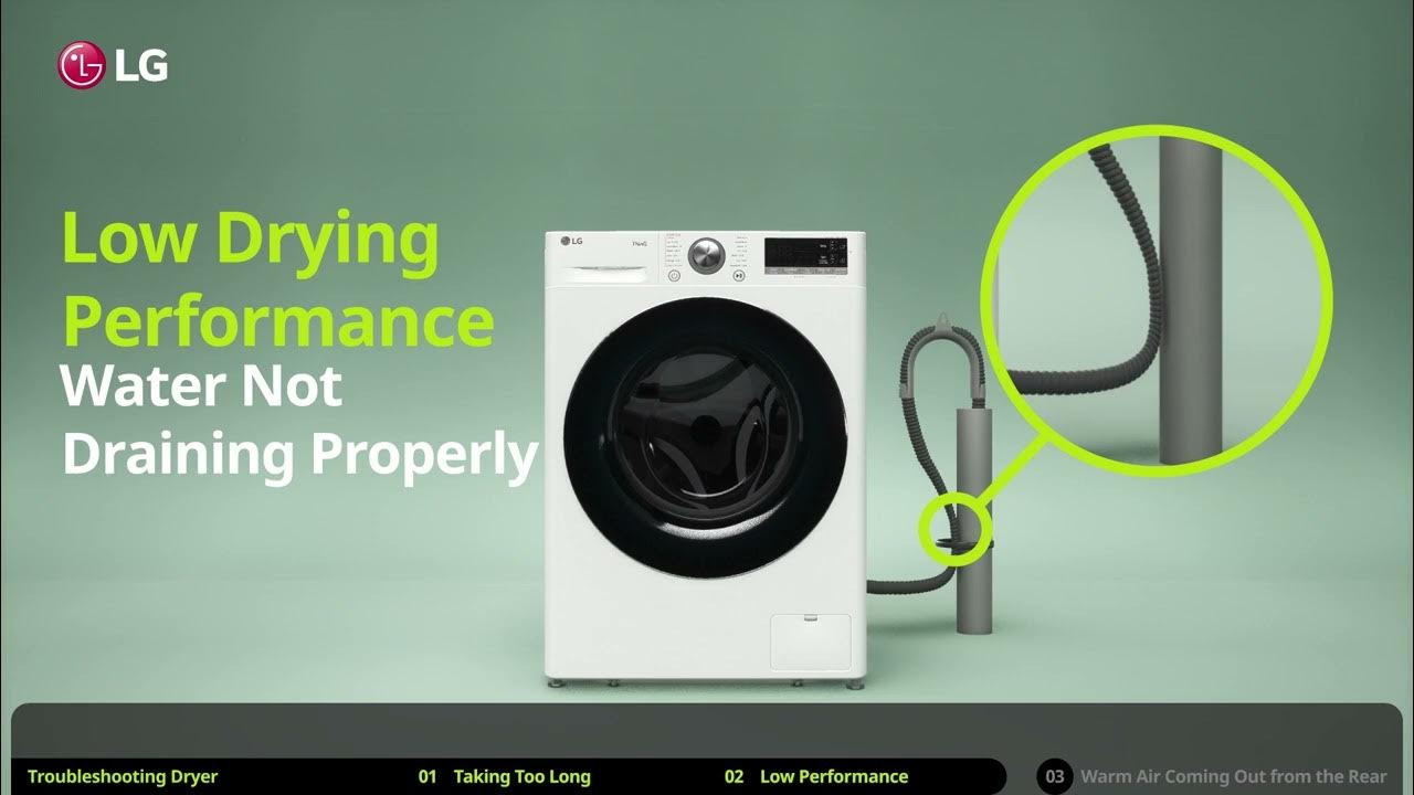 Washer/Dryer] Troubleshooting Dryer Issues YouTube