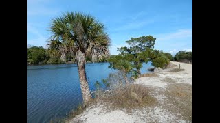 Barge Canal and the Withlacoochee Bay Trail at Ingis, Florida.