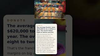 How Much Does a Donut Shop Make #money #economics #finance