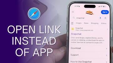 How To Open Links In Safari Instead Of App!