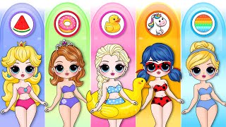 Pool Party - Floaties - Water Fun: Disney Princess \& Friends | 30 DIYs Fun For Kids