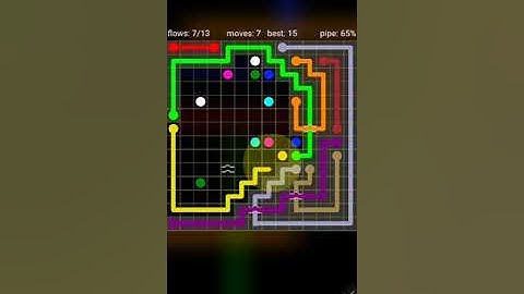 How To Solve Flow Free Bridges 14x14 Mania Pack Level 75 Board Walk Through Solution Walkthrough