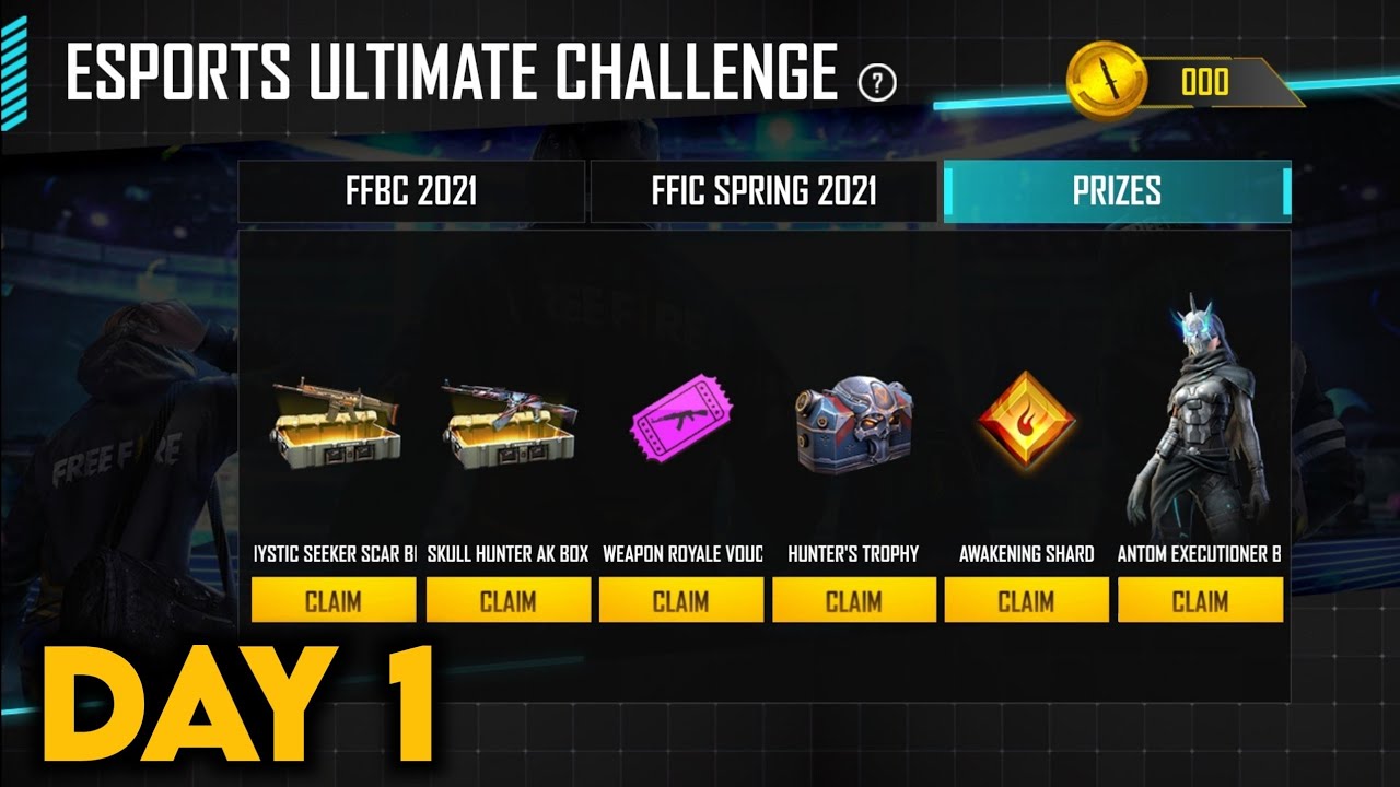 Esport ultimate challenge free fire | ff new event today | free fire new event | new event free fire