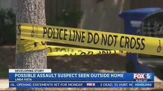Surveillance footage captures man outside Linda Vista home where child was sexually assaulted