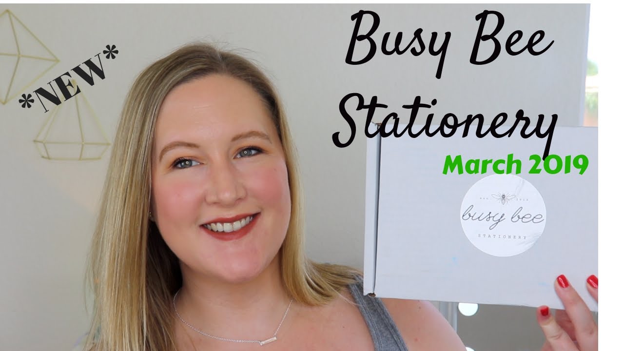 *NEW* Busy Bee Stationery Subscription Unboxing