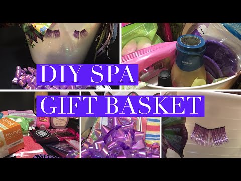 DIY Dollar Tree Spa Gift Basket/ Unique Gift Ideas/ DIY Gift Ideas