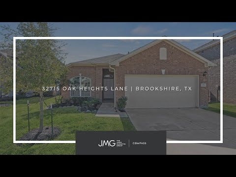 32715 Oak Heights Ln, Brookshire, TX home video tour