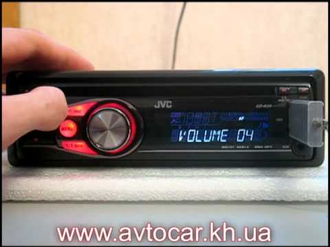 Видеообзор автомагнитолы  JVC KD-R35