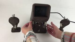 Vintage Zeiss Icon Moviscop Viewing & Editing Apparatus For 16mm Film - German Film Viewer