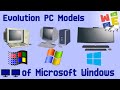 EVOLUTION PC MODELS OF MICROSOFT WINDOWS