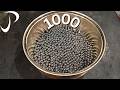 Making a knife from 1000 ball bearings