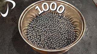 Making A Knife From 1000 Ball Bearings