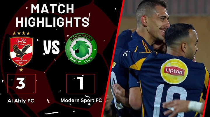 ملخص وأهداف مباراة مودرن سبورت والأهلي 1-3 القلعة الحمراء تعود للمسار بالجولة الـ 11 من دوري نايل