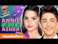 Annie LeBlanc & Asher Angel's First Orange Carpet Together | 2019 Kids' Choice Awards