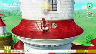 Making it to the top of peach's castle in 8 seconds