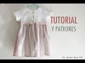 Costura y patrones: vestido de niña con telas combinadas (tallas hasta 7 años)