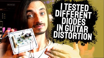 I compared different diodes in guitar distortion pedal - this is what happened.