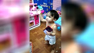 BABY SINGING \& DANCING BTS DYNAMITE