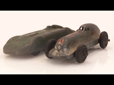 Видео: Реставрация двух моделей Dinky 90-летней давности. Hotchkiss и MG Record Car. 1935 и 1939 годы.