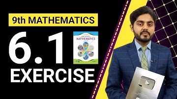 Exercise 6.1 class 9 NBF | ex 6.1 class 9 math nbf | National book foundation | NBF | 9th class math