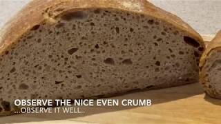 100% spelt sourdough loaf. A step by step video for an 80% hydration 100% spelt sourdough loaf.