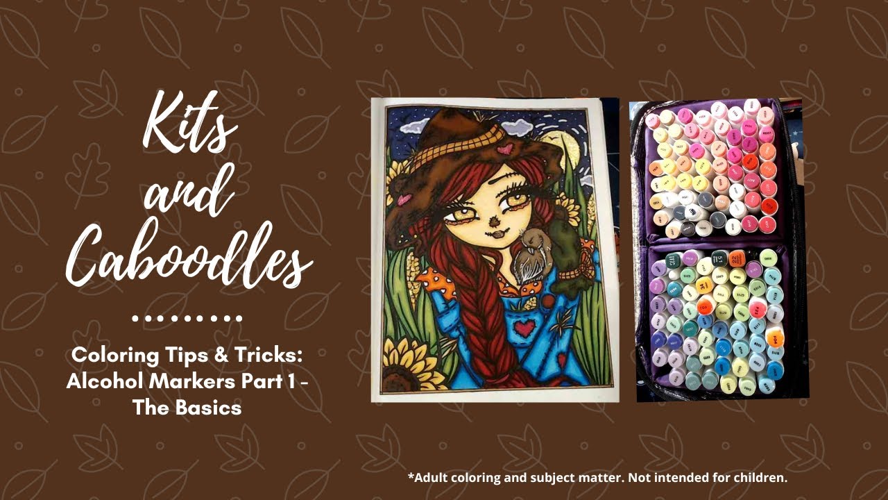 Tips for Using Alcohol Markers in Coloring Books - How to Avoid