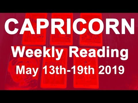 capricorn weekly 25 to 1 tarot video