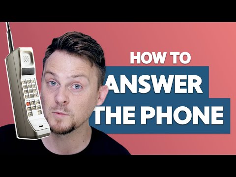 Video: Hoe Om 'n Telefoonoproep Te Beantwoord