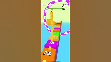 Cube Surfer Android and IOS Gaming Videos walkthrough #shorts