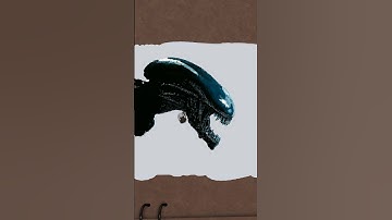 Roblox (Spray Paint) Drawing an Alien Romulus Xenomorph time lapse #roblox #art #drawing #painting