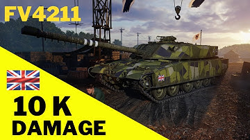 Wot console FV4211  10K DAMAGE 3 KILLS