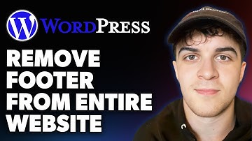 How to Remove Footer From Entire Wordpress Website (Full 2025 Guide)