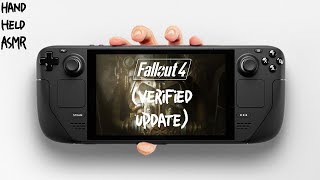 ASMR Handheld Gaming | FALLOUT 4 on the Steam Deck OLED (verified update)